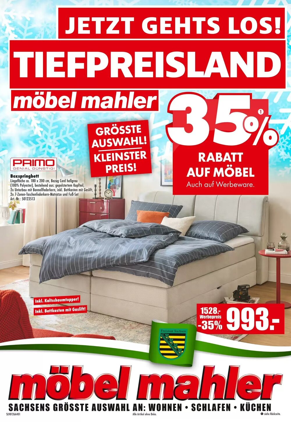 Möbel Mahler Prospekt (ab 28.01.2026) zum Blättern - Seite 1