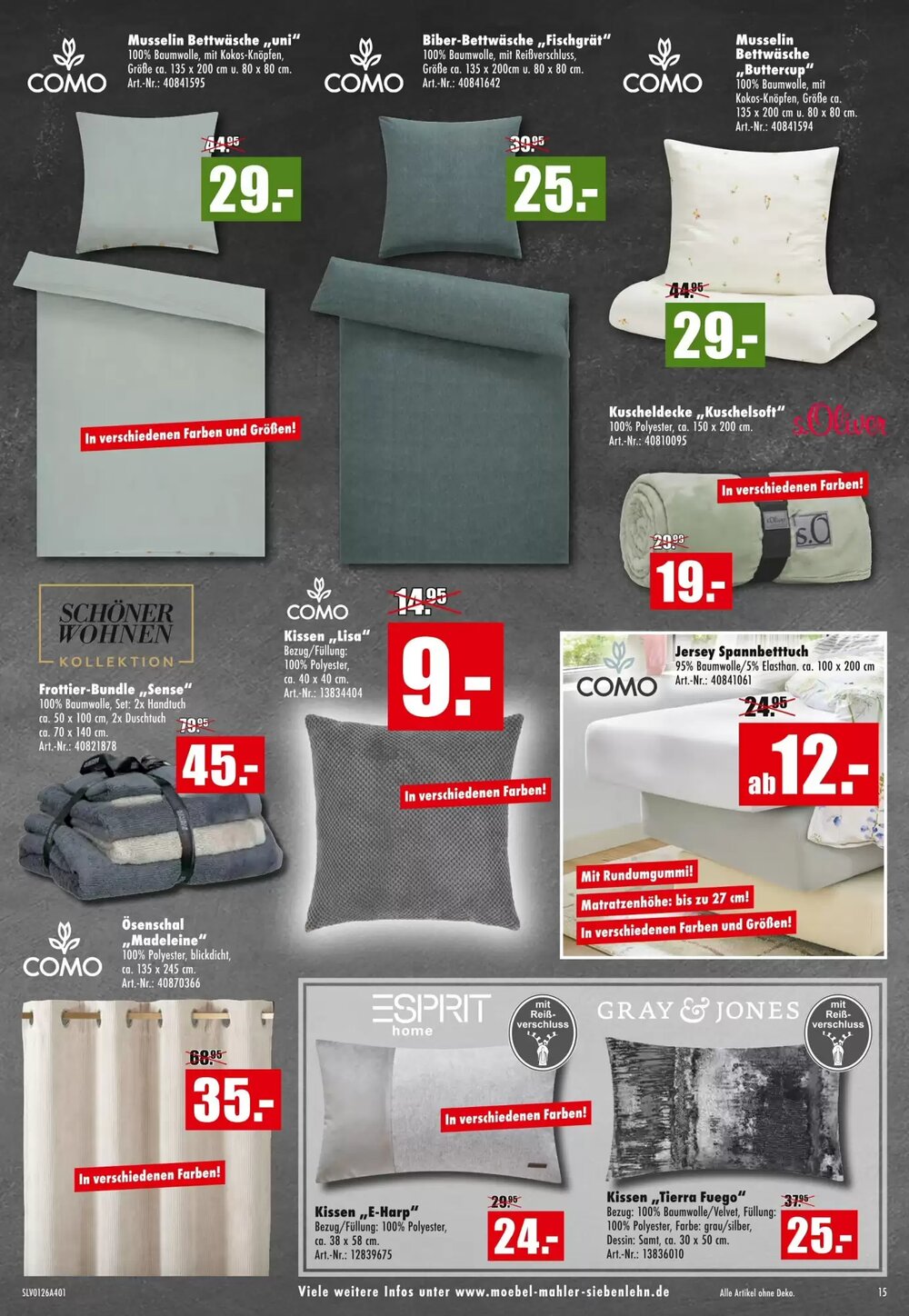 Möbel Mahler Prospekt (ab 28.01.2026) zum Blättern - Seite 15