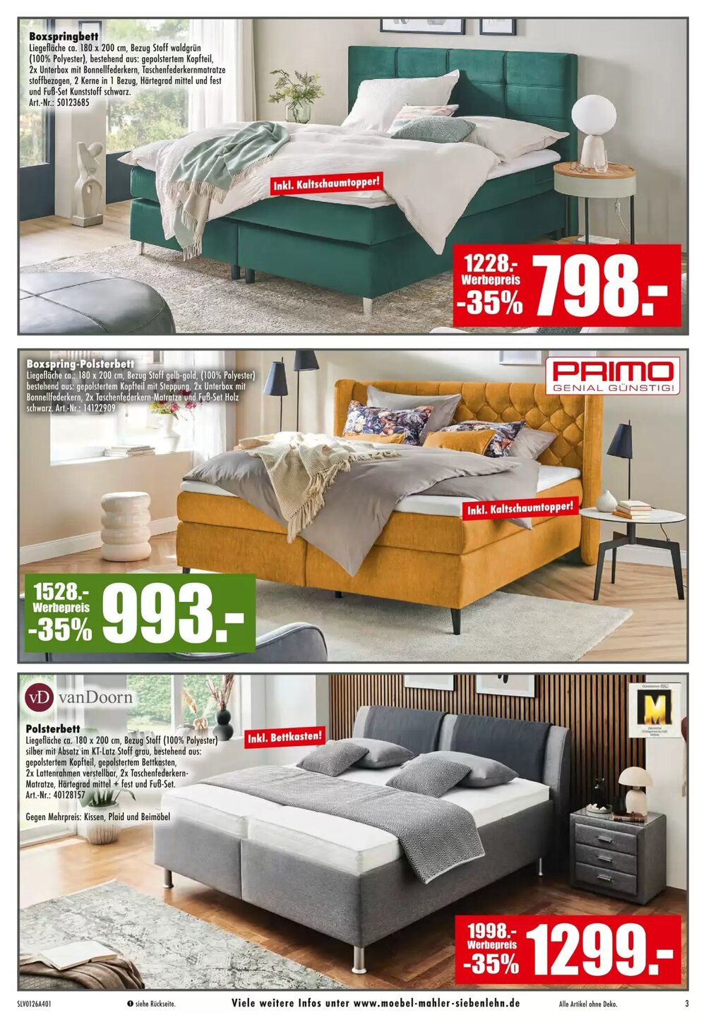 Möbel Mahler Prospekt (ab 28.01.2026) zum Blättern - Seite 3
