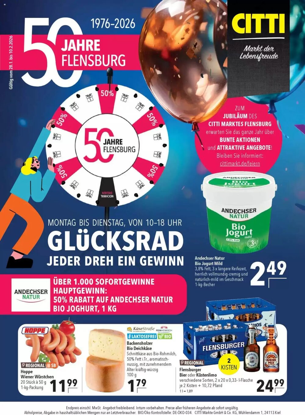 CITTI Markt Prospekt (ab 28.01.2026) zum Blättern - Seite 1