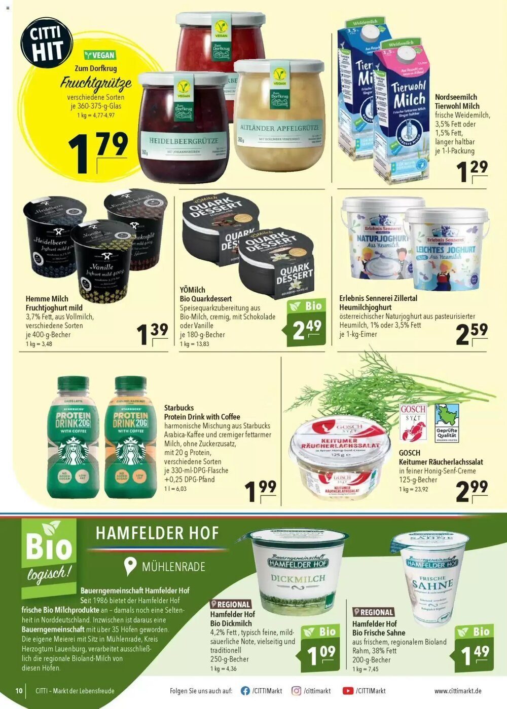 CITTI Markt Prospekt (ab 28.01.2026) zum Blättern - Seite 10