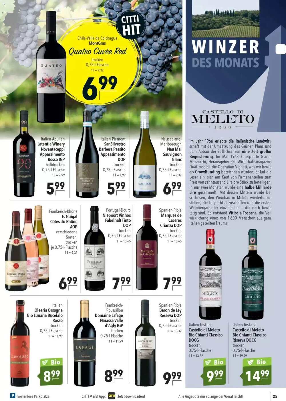 CITTI Markt Prospekt (ab 28.01.2026) zum Blättern - Seite 25