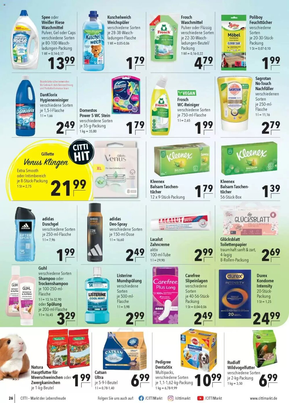 CITTI Markt Prospekt (ab 28.01.2026) zum Blättern - Seite 26