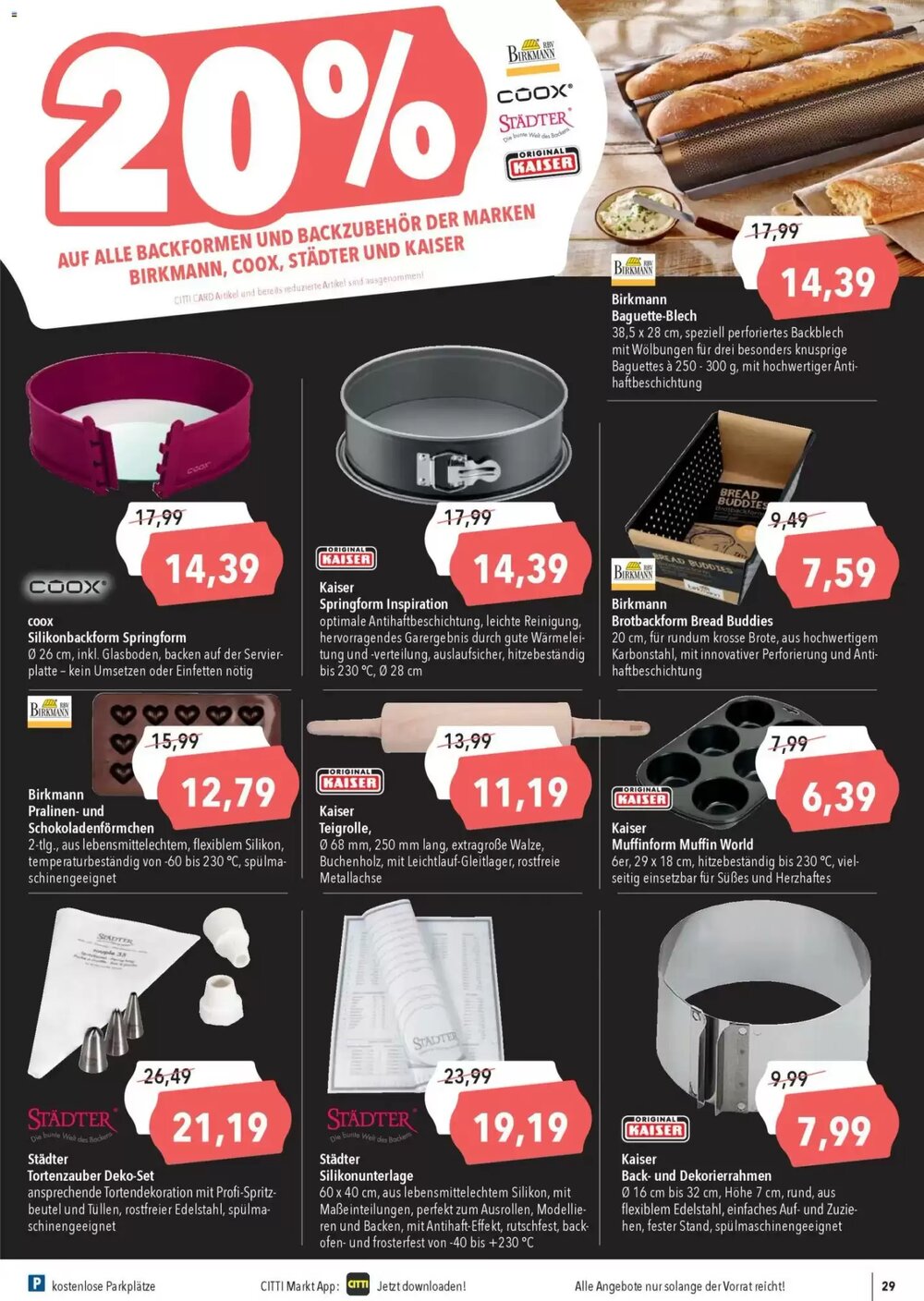 CITTI Markt Prospekt (ab 28.01.2026) zum Blättern - Seite 29