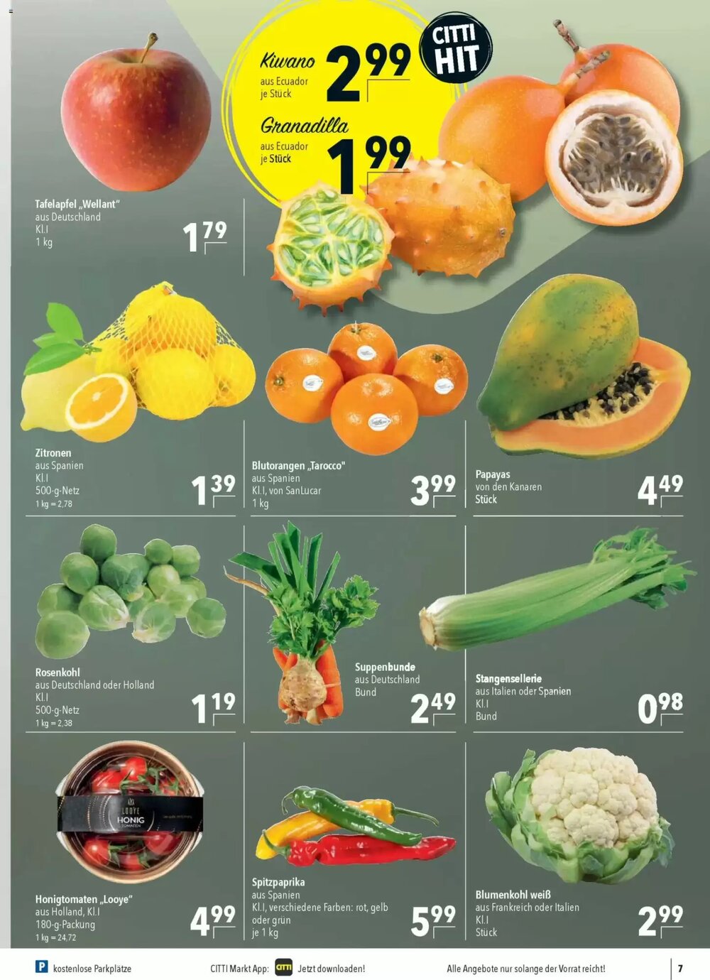 CITTI Markt Prospekt (ab 28.01.2026) zum Blättern - Seite 7