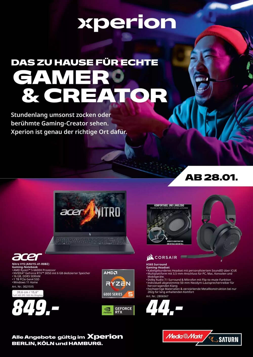 MediaMarkt Prospekt (ab 28.01.2026) zum Blättern - Seite 1