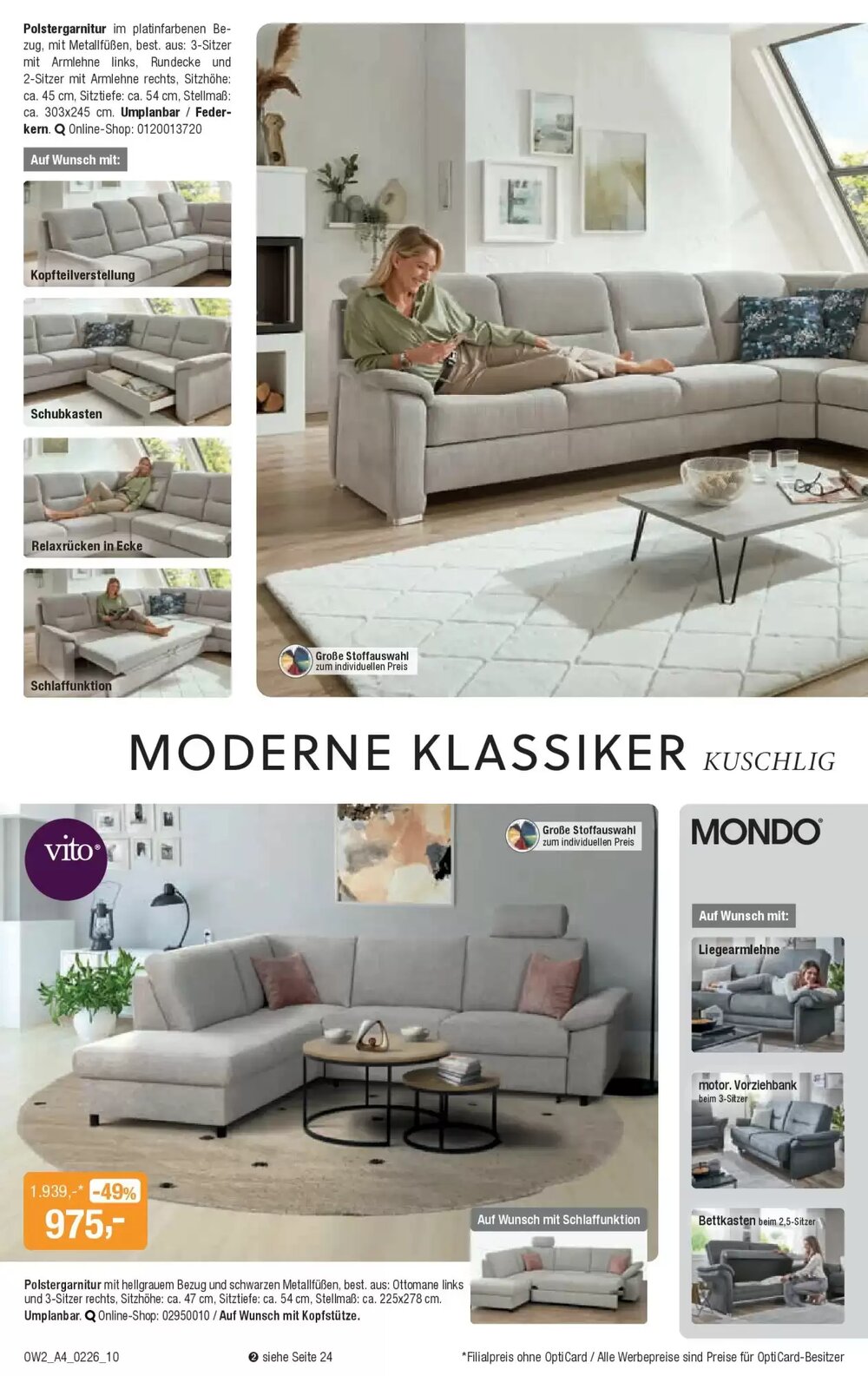Opti Wohnwelt Prospekt (ab 28.01.2026) zum Blättern - Seite 10