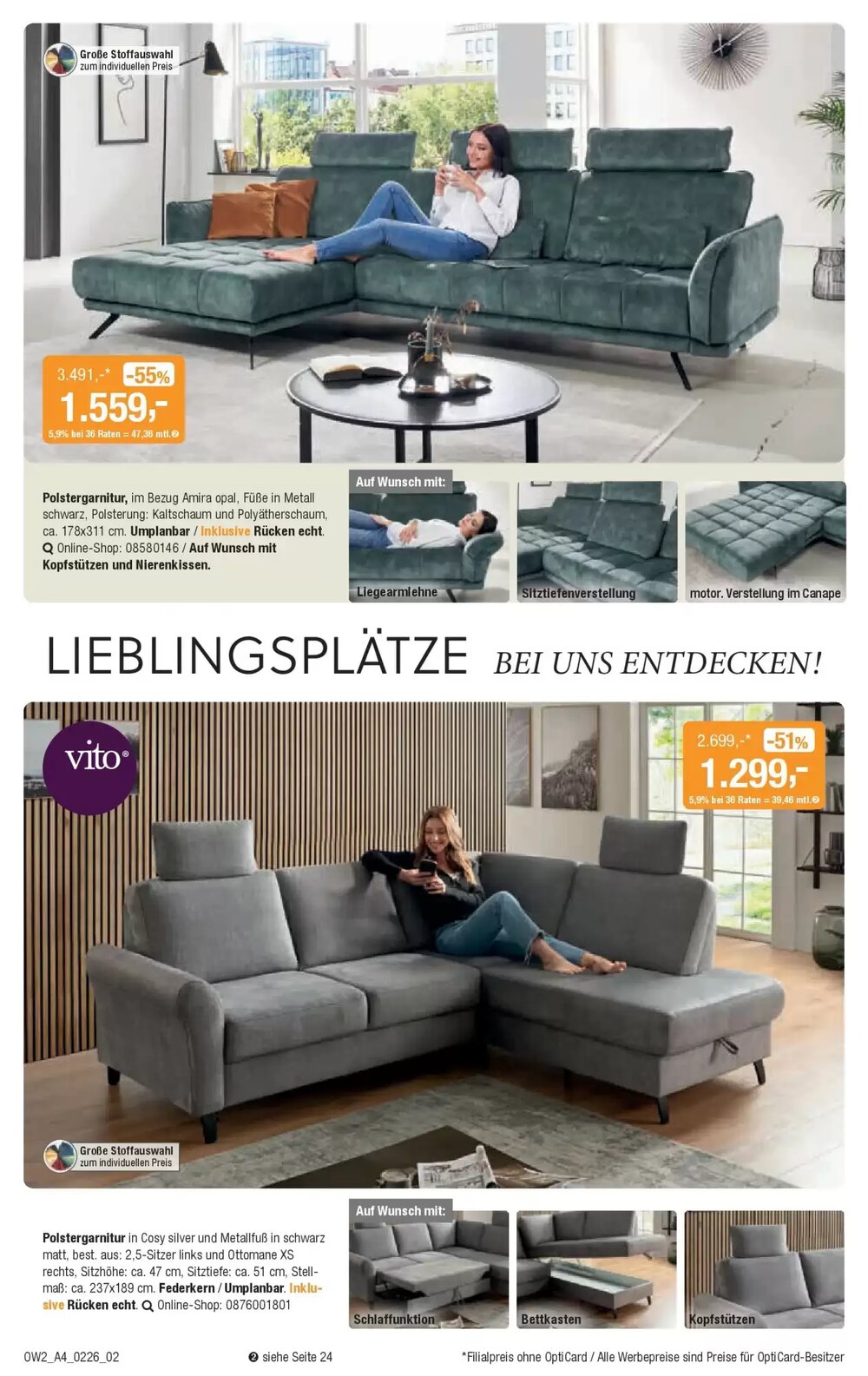 Opti Wohnwelt Prospekt (ab 28.01.2026) zum Blättern - Seite 2