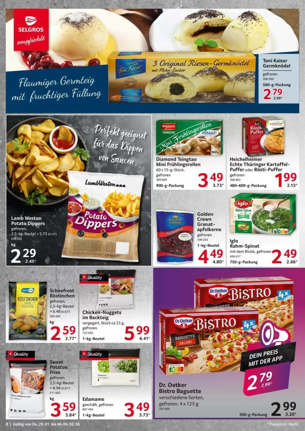 Selgros Prospekt (ab 29.01.2026) zum Blättern - Seite 8