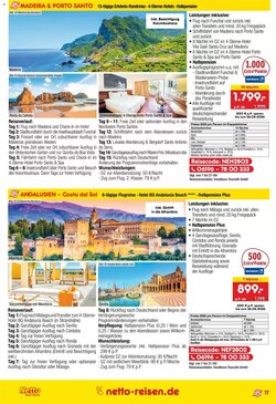 Netto Reisen Prospekt (ab 29.01.2026) zum Blättern - Seite 17