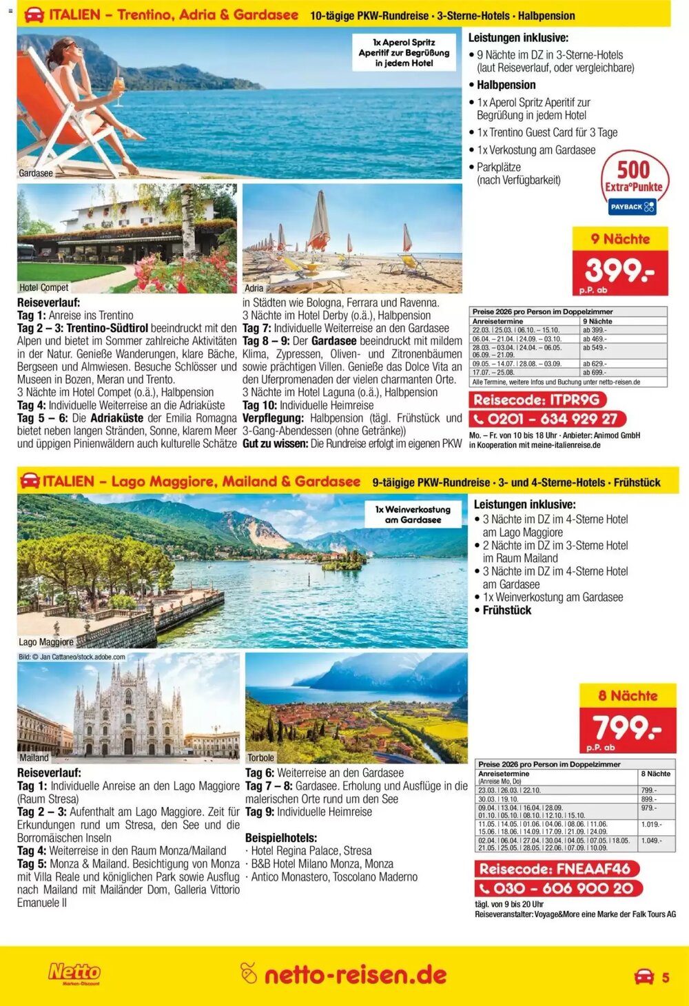 Netto Reisen Prospekt (ab 29.01.2026) zum Blättern - Seite 5