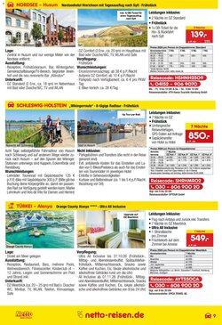 Netto Reisen Prospekt (ab 29.01.2026) zum Blättern - Seite 9