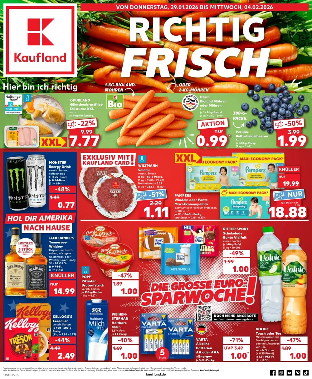 Kaufland Prospekt (ab 29.01.2026) zum Blättern - Seite 1
