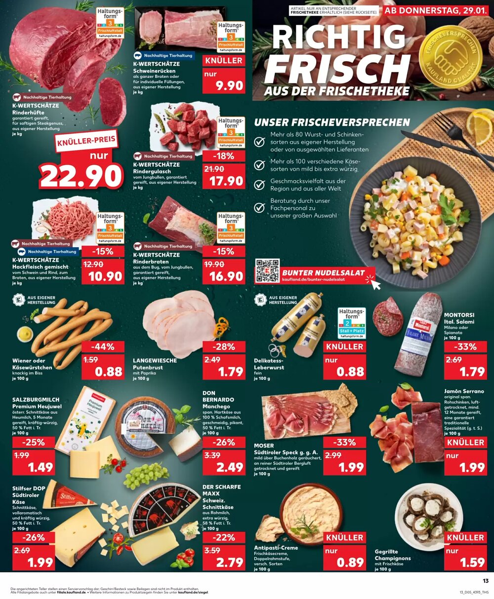 Kaufland Prospekt (ab 29.01.2026) zum Blättern - Seite 13