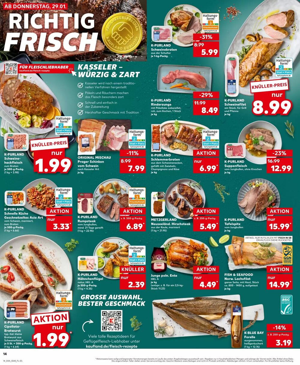 Kaufland Prospekt (ab 29.01.2026) zum Blättern - Seite 14