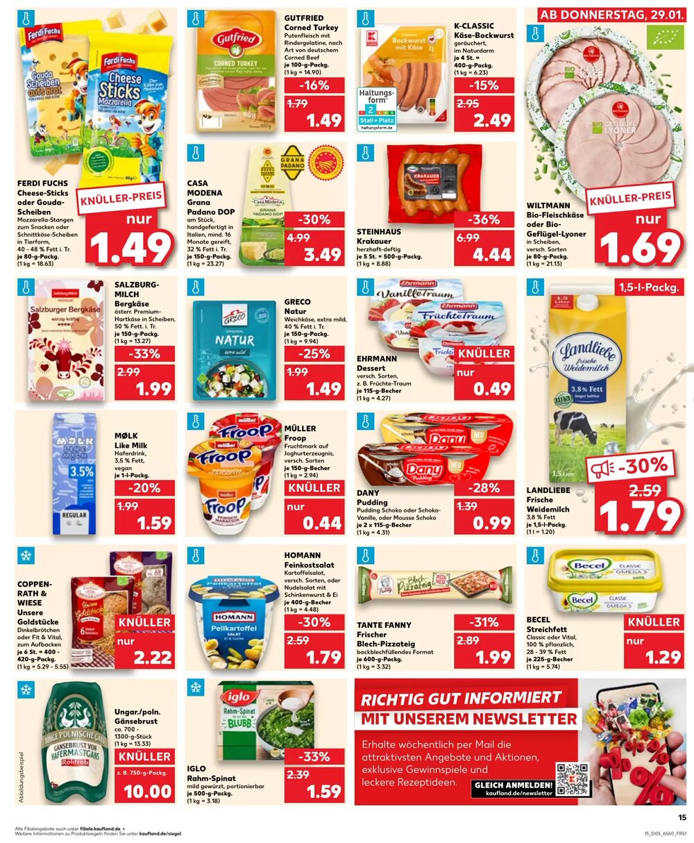 Kaufland Prospekt (ab 29.01.2026) zum Blättern - Seite 15