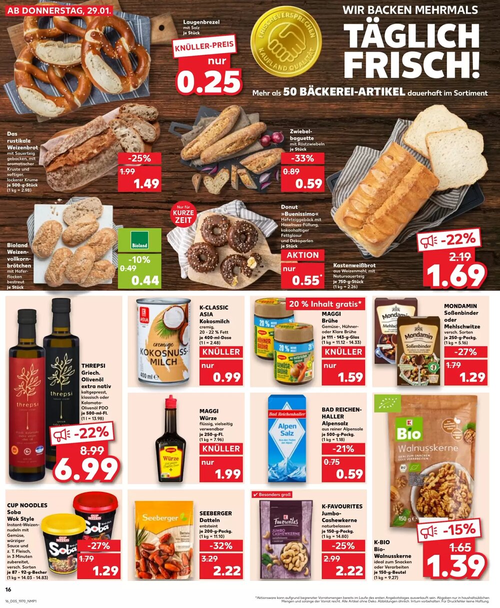Kaufland Prospekt (ab 29.01.2026) zum Blättern - Seite 16