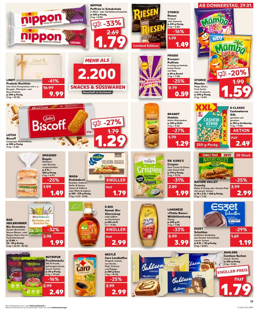Kaufland Prospekt (ab 29.01.2026) zum Blättern - Seite 17