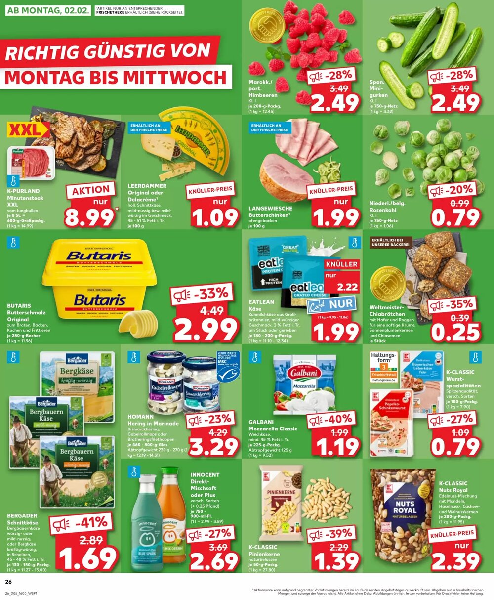 Kaufland Prospekt (ab 29.01.2026) zum Blättern - Seite 26