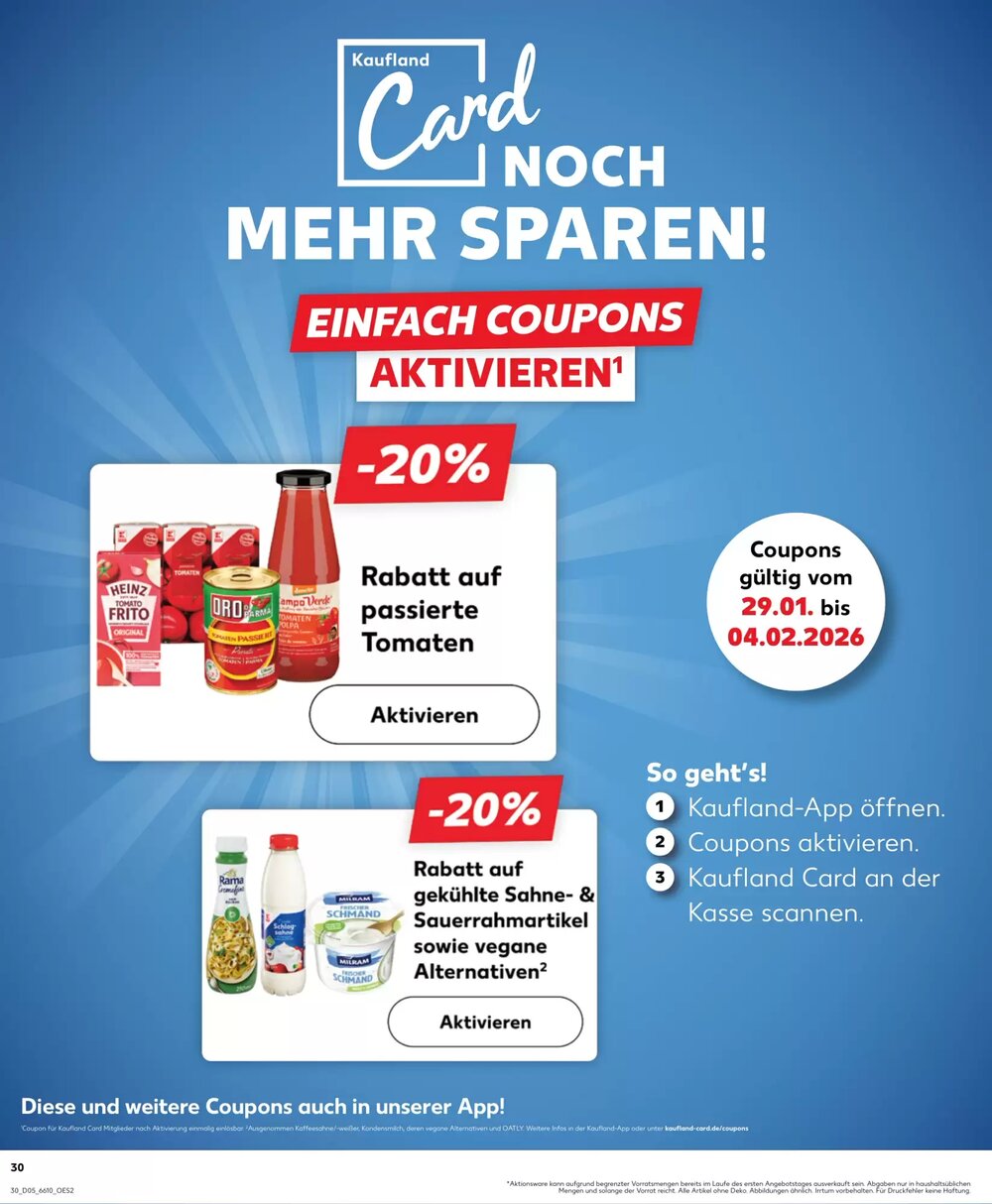 Kaufland Prospekt (ab 29.01.2026) zum Blättern - Seite 30