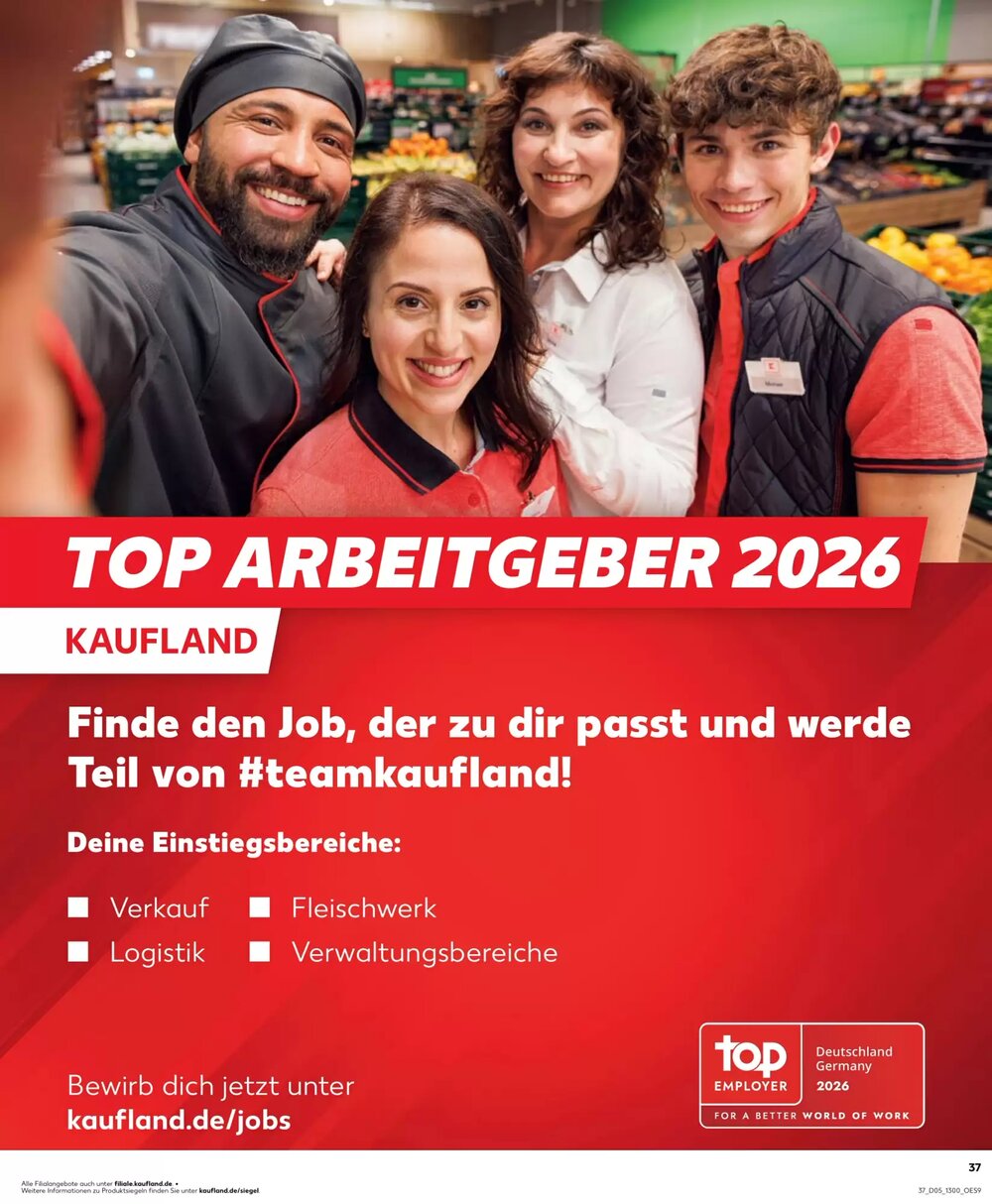Kaufland Prospekt (ab 29.01.2026) zum Blättern - Seite 37