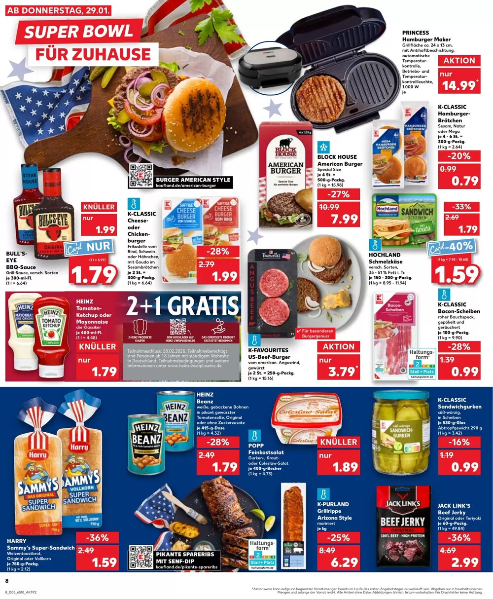 Kaufland Prospekt (ab 29.01.2026) zum Blättern - Seite 8