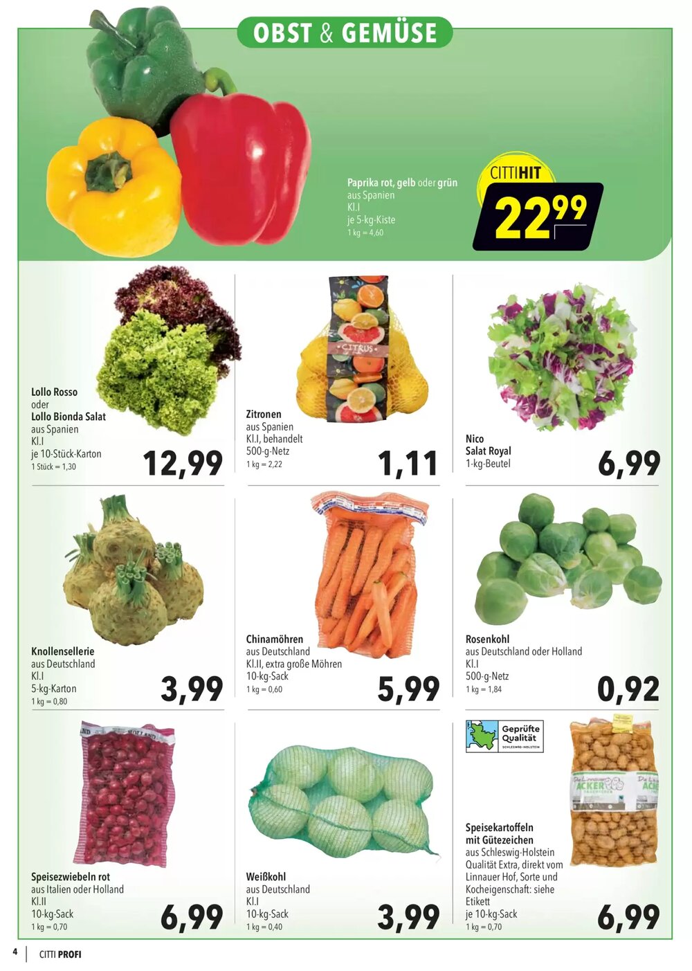 CITTI Markt Prospekt (ab 29.01.2026) zum Blättern - Seite 4