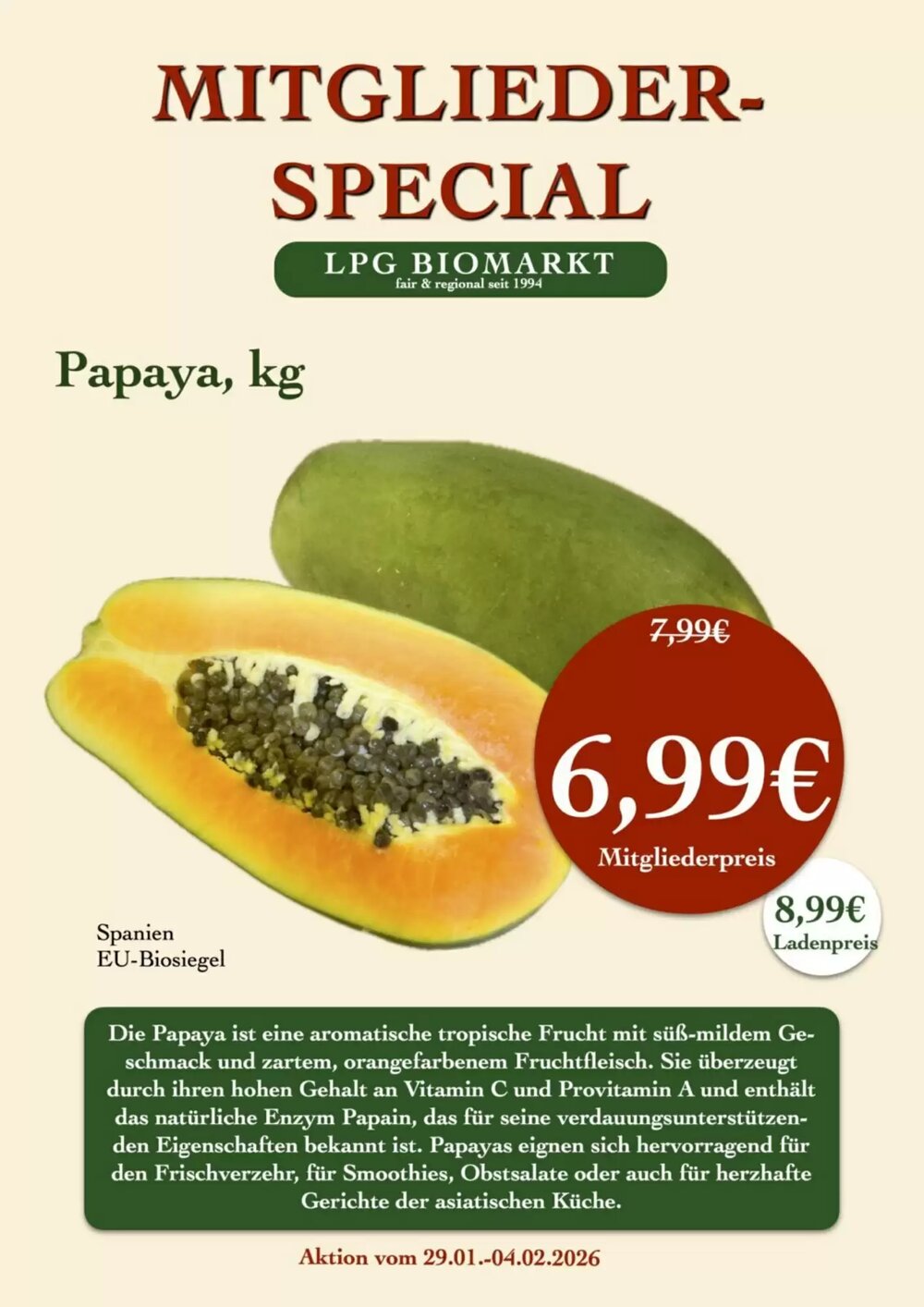 LPG Biomarkt Prospekt (ab 29.01.2026) zum Blättern - Seite 14