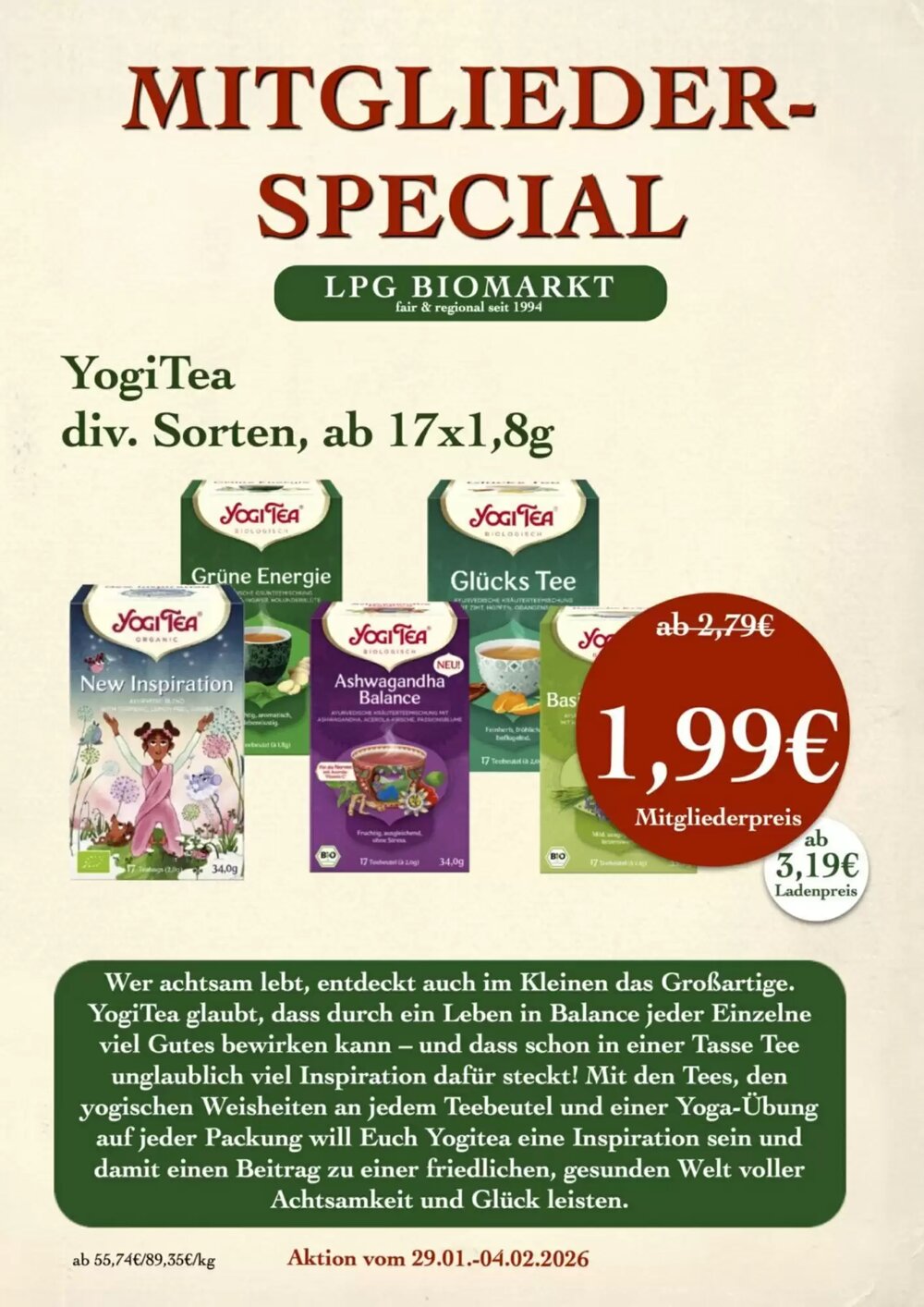 LPG Biomarkt Prospekt (ab 29.01.2026) zum Blättern - Seite 18