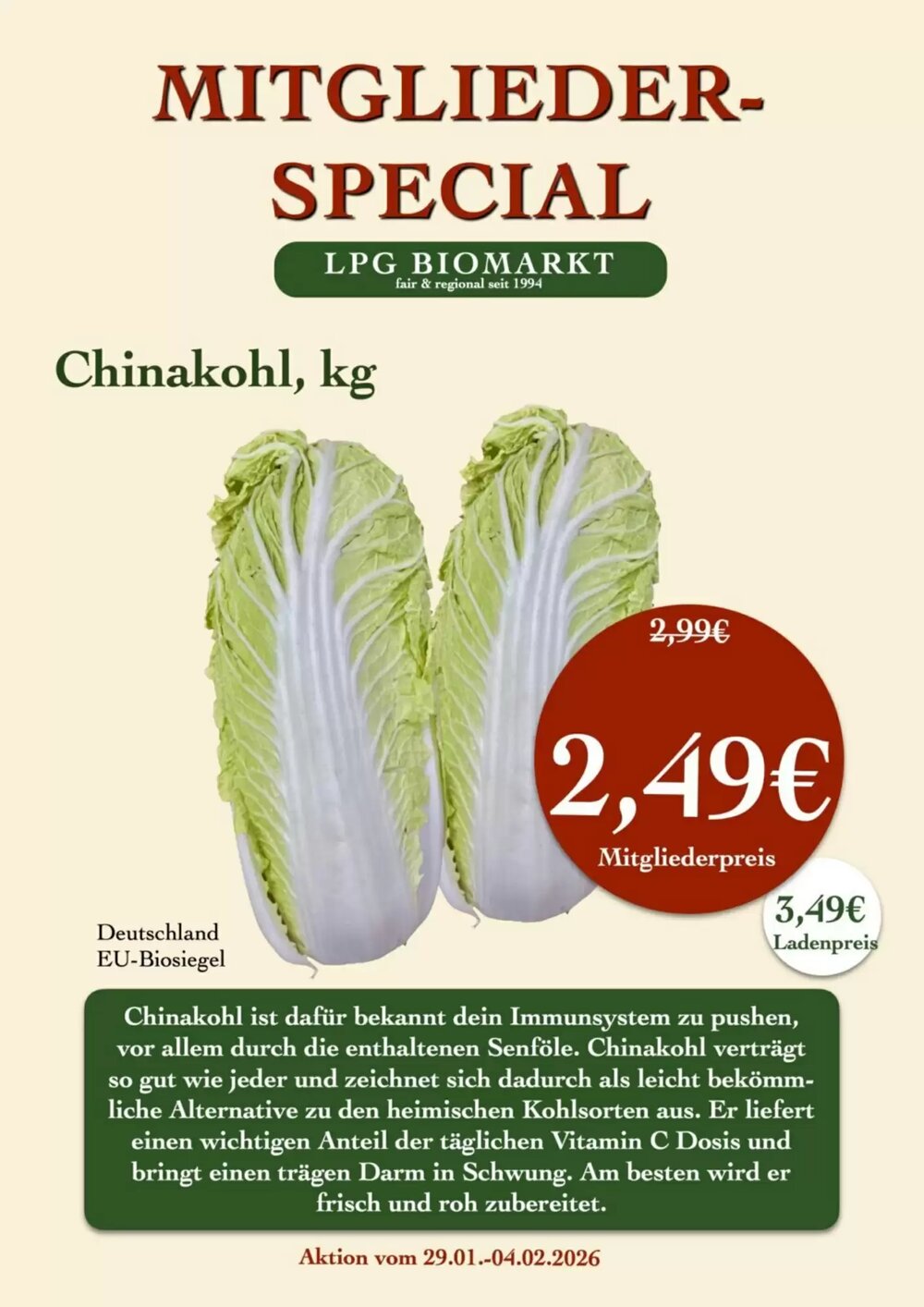 LPG Biomarkt Prospekt (ab 29.01.2026) zum Blättern - Seite 9