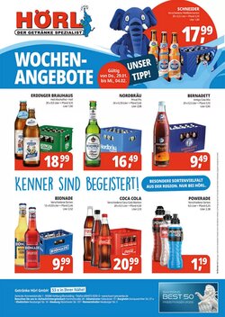 Hörl Getränke Prospekt (ab 29.01.2026) zum Blättern