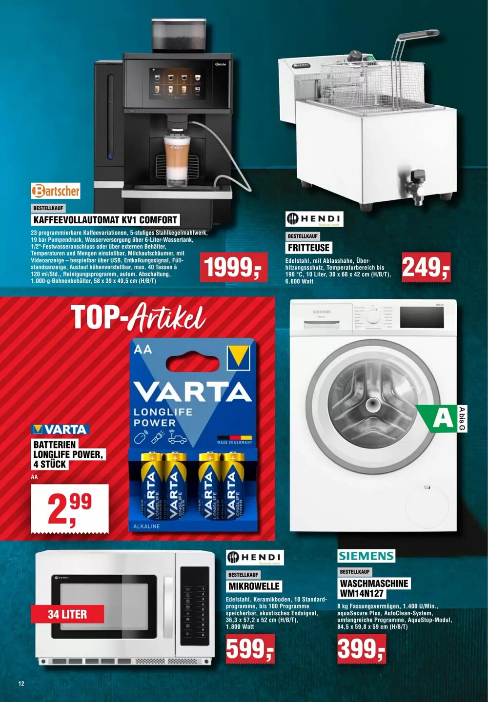 EDEKA Foodservice Prospekt (ab 29.01.2026) zum Blättern - Seite 12