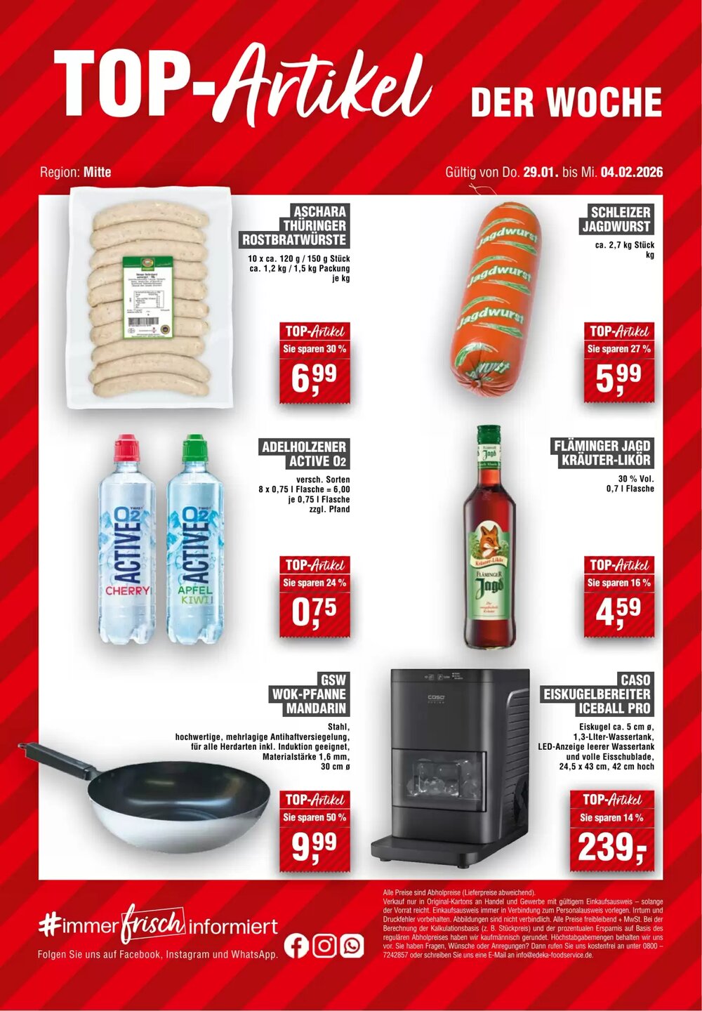 EDEKA Foodservice Prospekt (ab 29.01.2026) zum Blättern - Seite 14