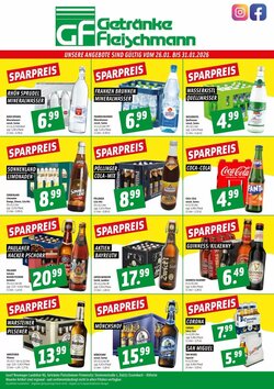 Getränke Fleischmann Prospekt (ab 29.01.2026) zum Blättern
