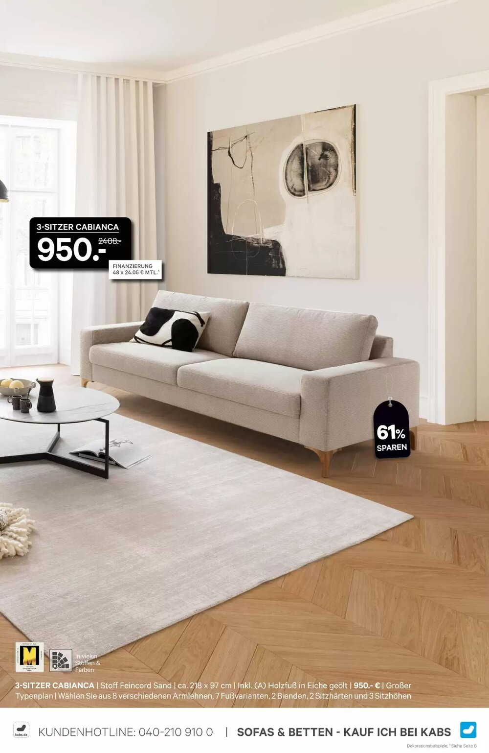 Kabs Polsterwelt Prospekt (ab 30.01.2026) zum Blättern - Seite 19