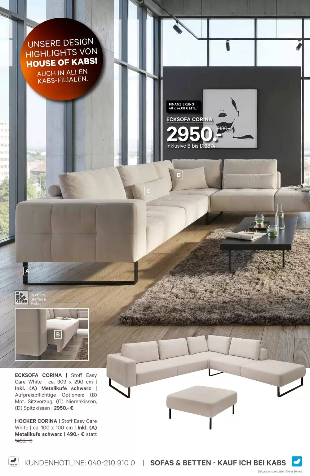 Kabs Polsterwelt Prospekt (ab 30.01.2026) zum Blättern - Seite 22