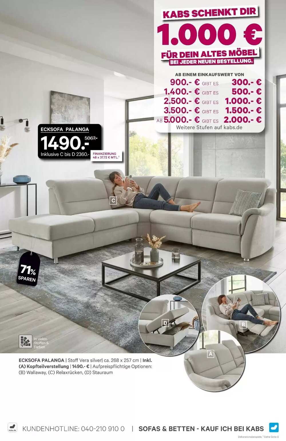 Kabs Polsterwelt Prospekt (ab 30.01.2026) zum Blättern - Seite 31