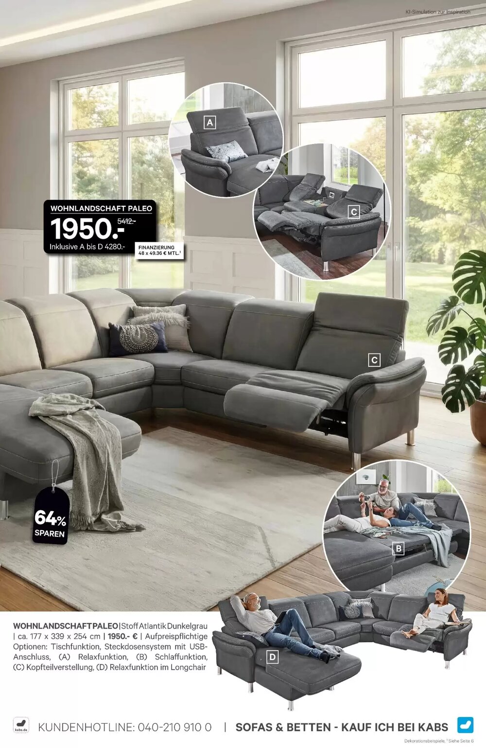 Kabs Polsterwelt Prospekt (ab 30.01.2026) zum Blättern - Seite 33