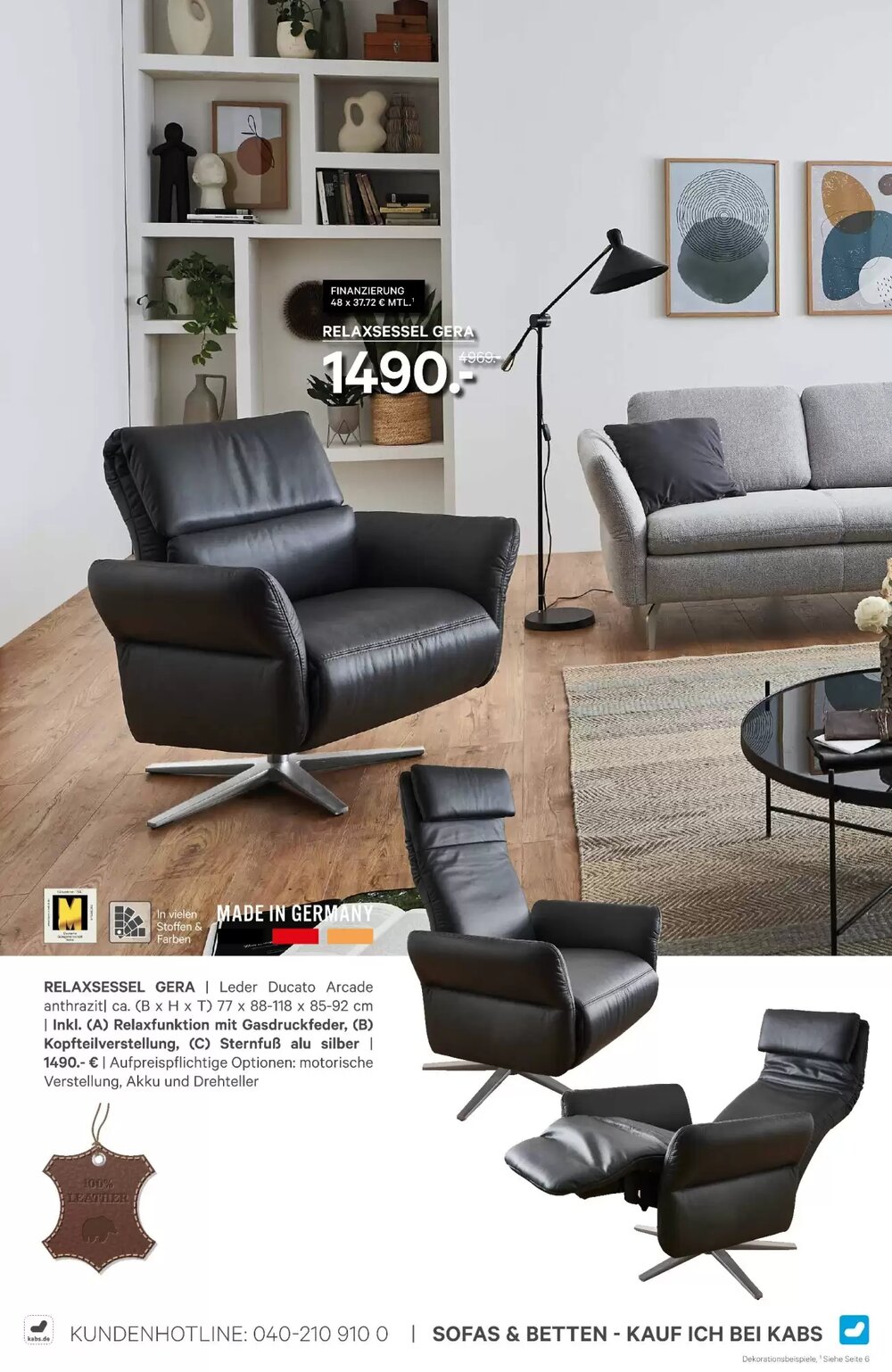 Kabs Polsterwelt Prospekt (ab 30.01.2026) zum Blättern - Seite 34