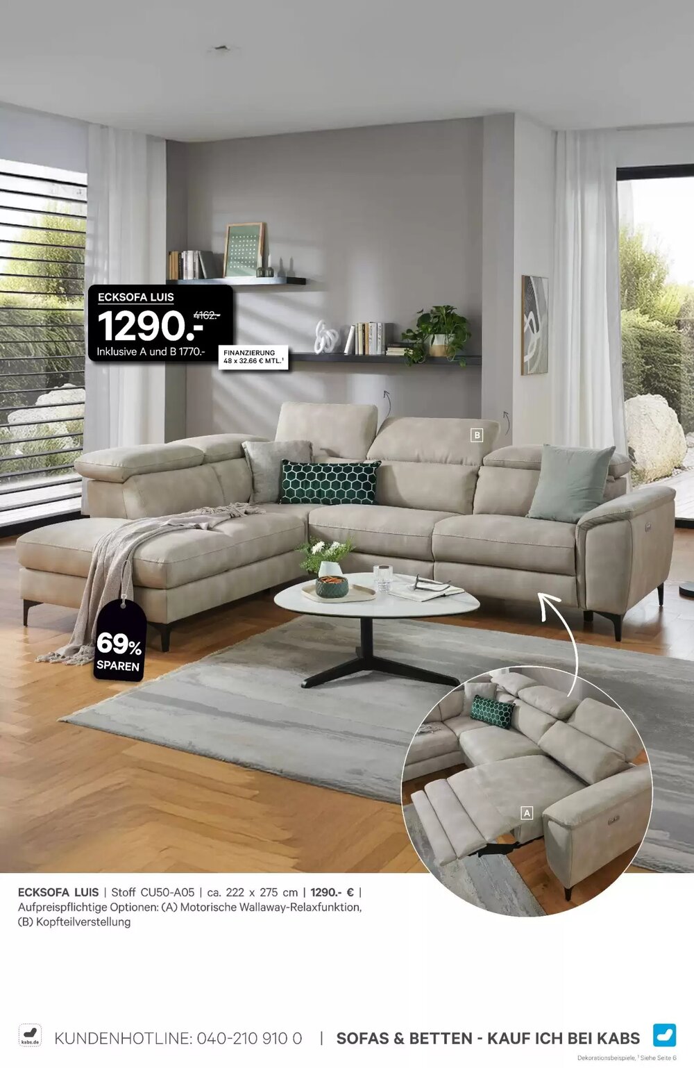 Kabs Polsterwelt Prospekt (ab 30.01.2026) zum Blättern - Seite 38