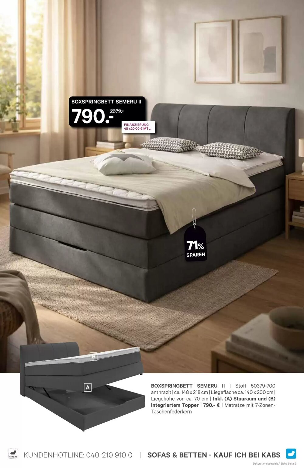 Kabs Polsterwelt Prospekt (ab 30.01.2026) zum Blättern - Seite 48