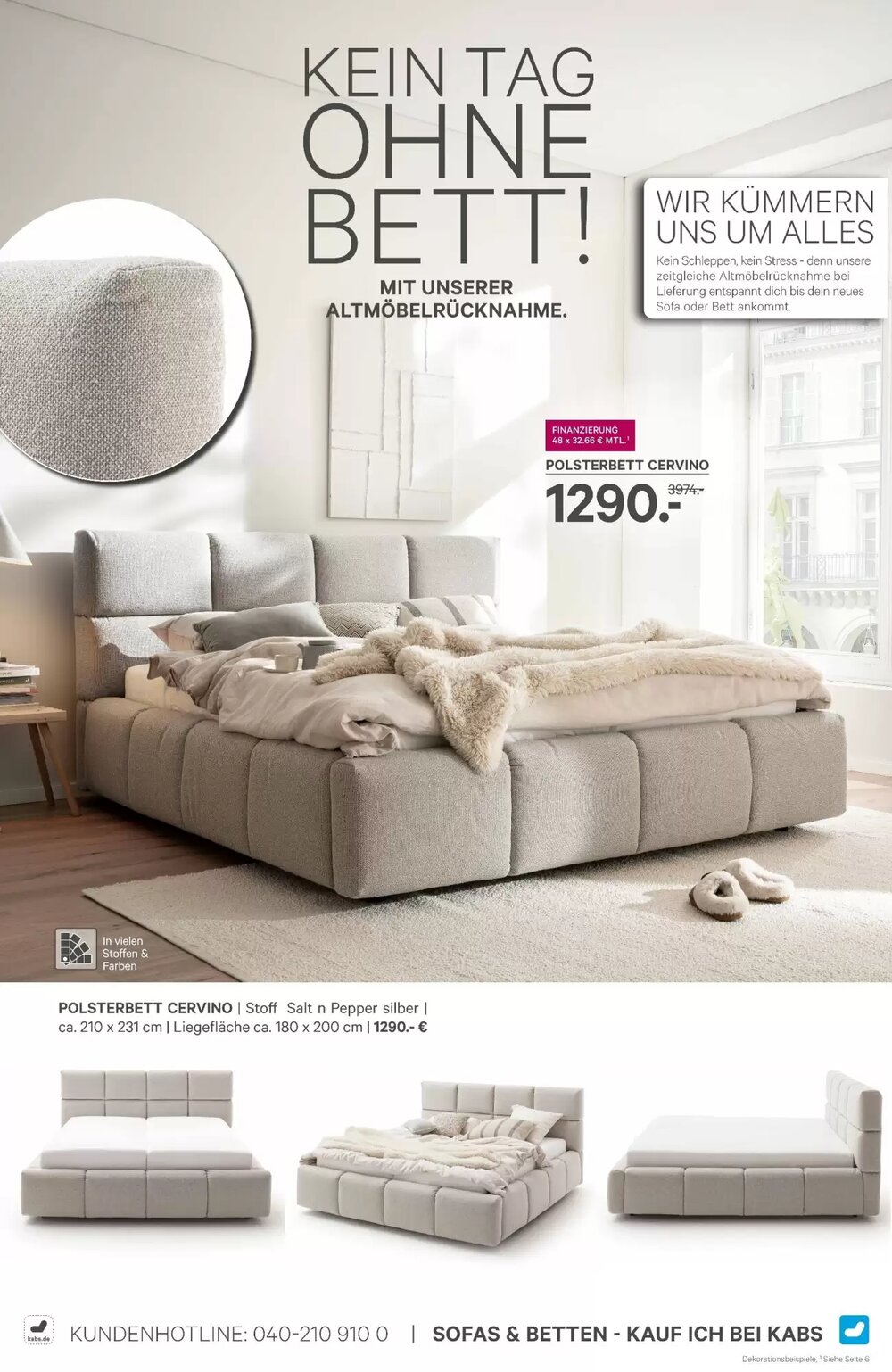 Kabs Polsterwelt Prospekt (ab 30.01.2026) zum Blättern - Seite 50