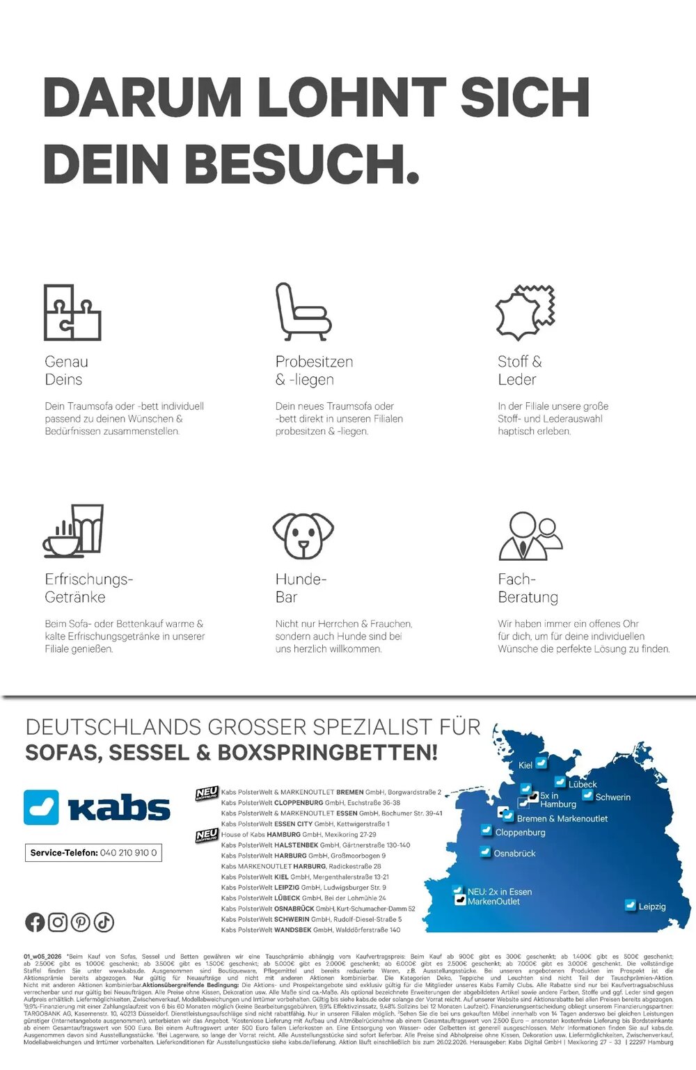 Kabs Polsterwelt Prospekt (ab 30.01.2026) zum Blättern - Seite 52