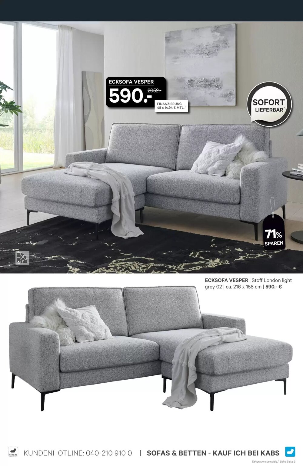Kabs Polsterwelt Prospekt (ab 30.01.2026) zum Blättern - Seite 8