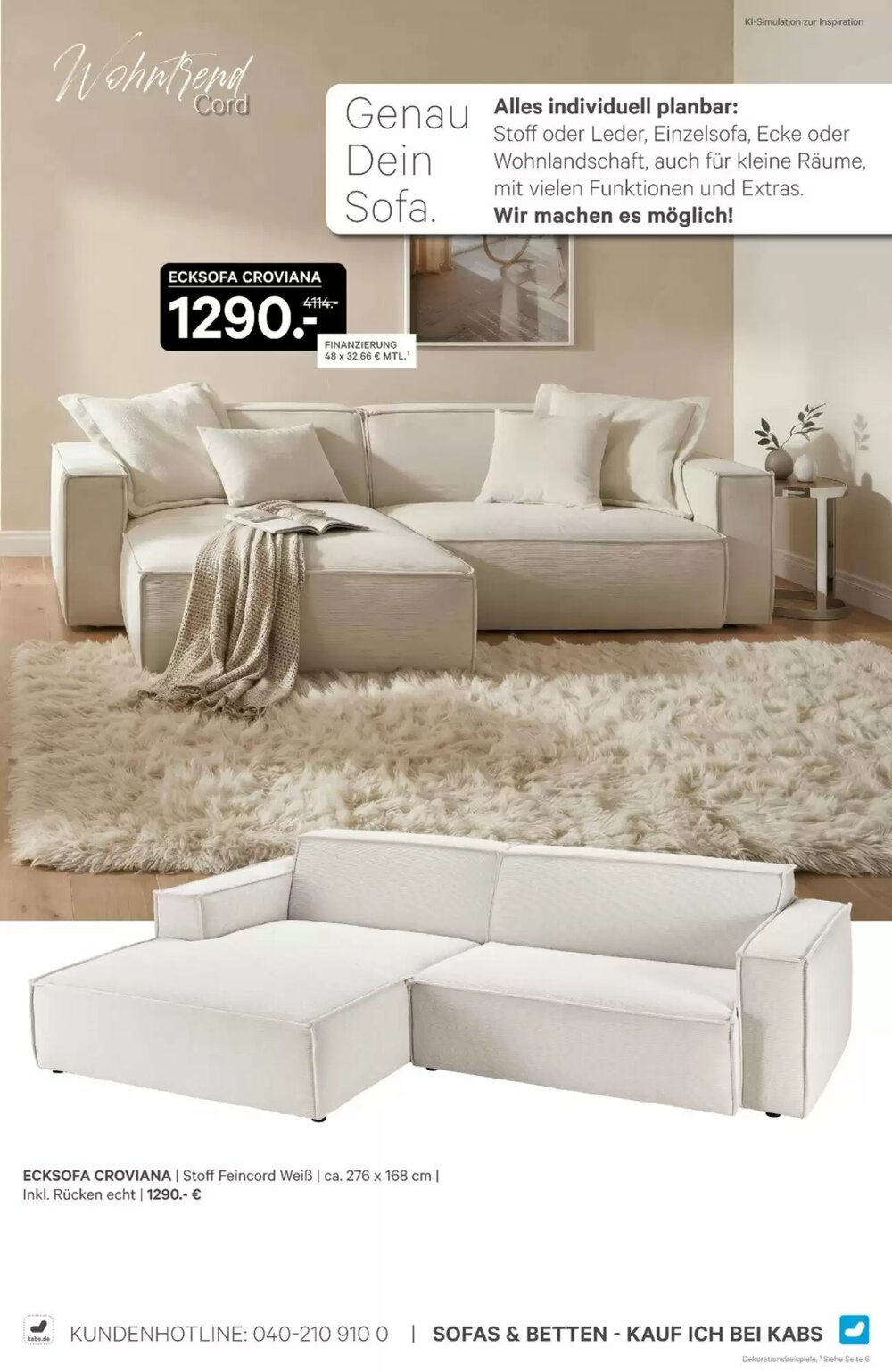 Kabs Polsterwelt Prospekt (ab 30.01.2026) zum Blättern - Seite 11