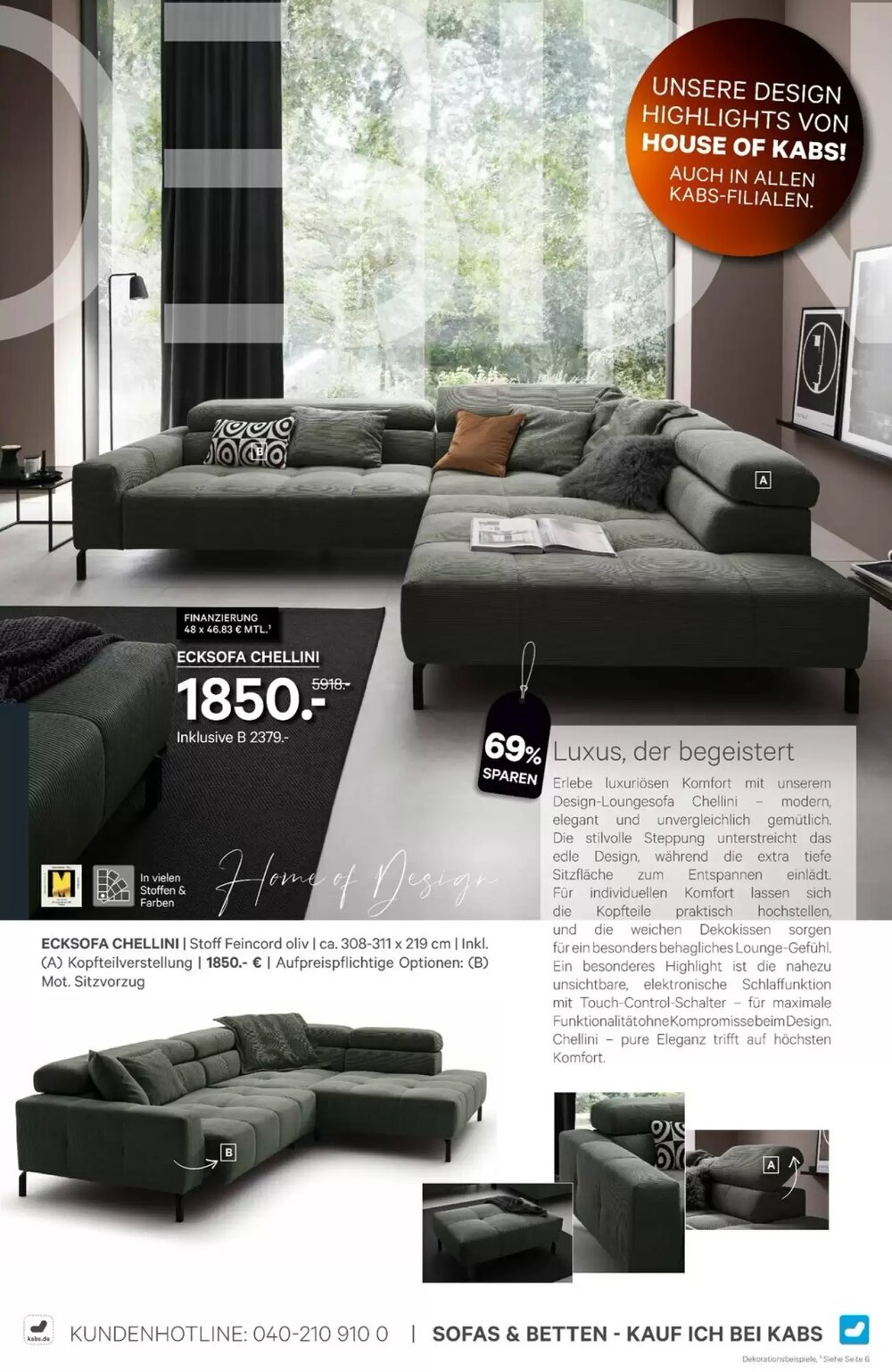 Kabs Polsterwelt Prospekt (ab 30.01.2026) zum Blättern - Seite 13