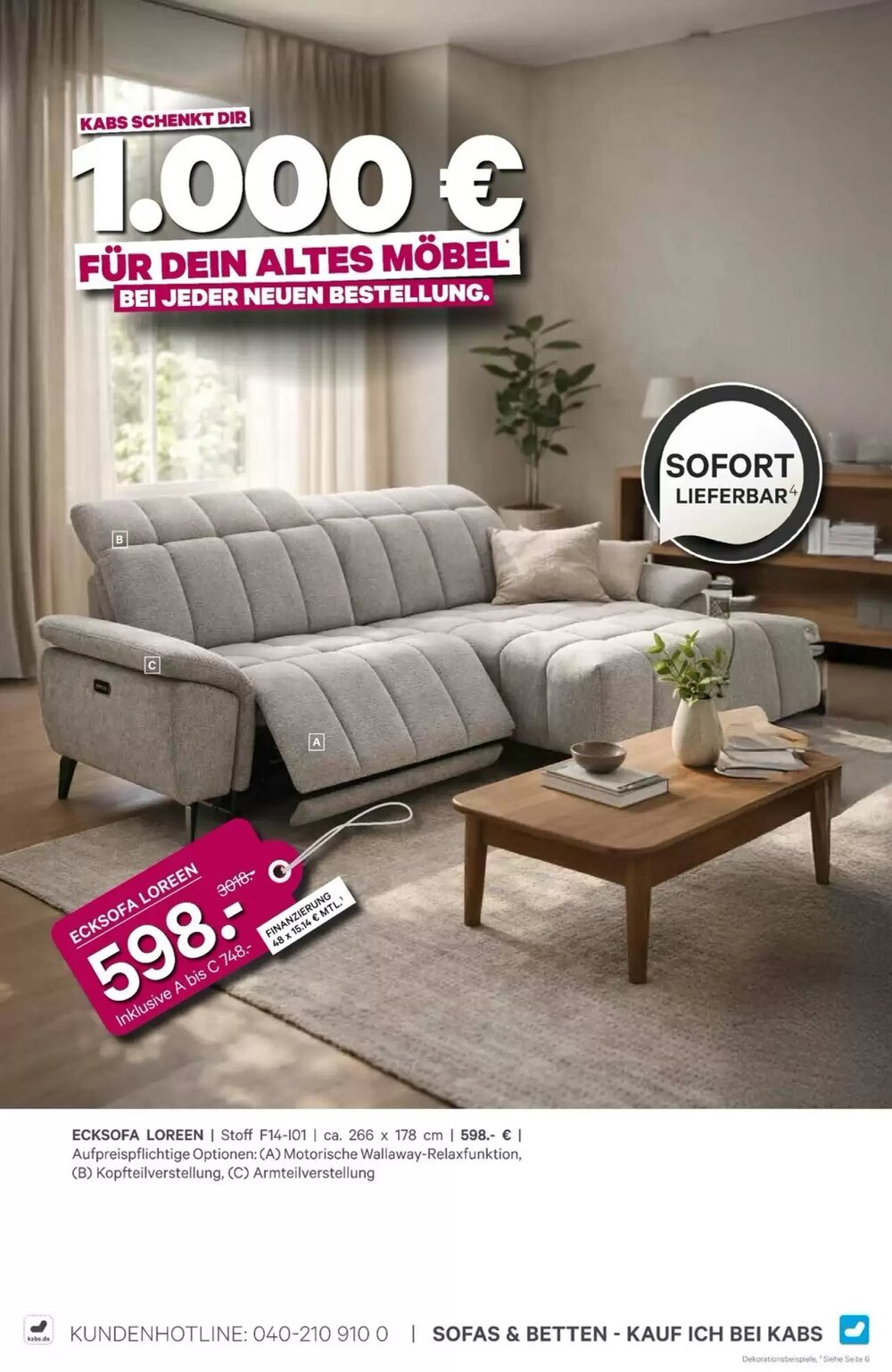 Kabs Polsterwelt Prospekt (ab 30.01.2026) zum Blättern - Seite 2