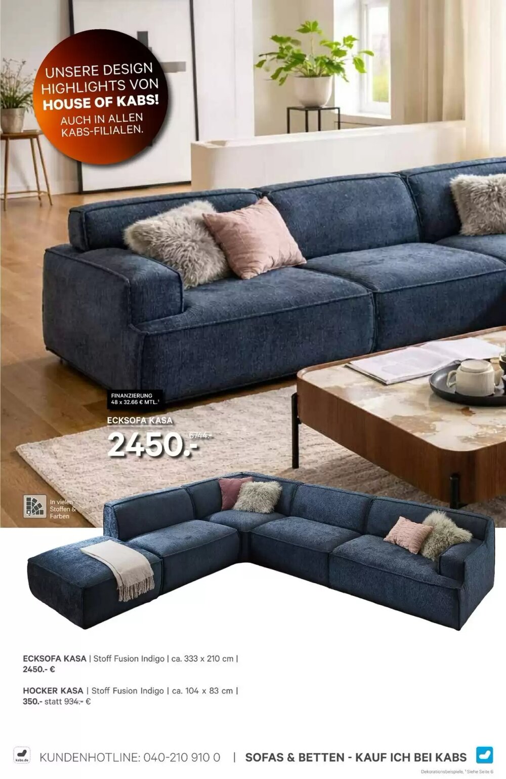 Kabs Polsterwelt Prospekt (ab 30.01.2026) zum Blättern - Seite 22