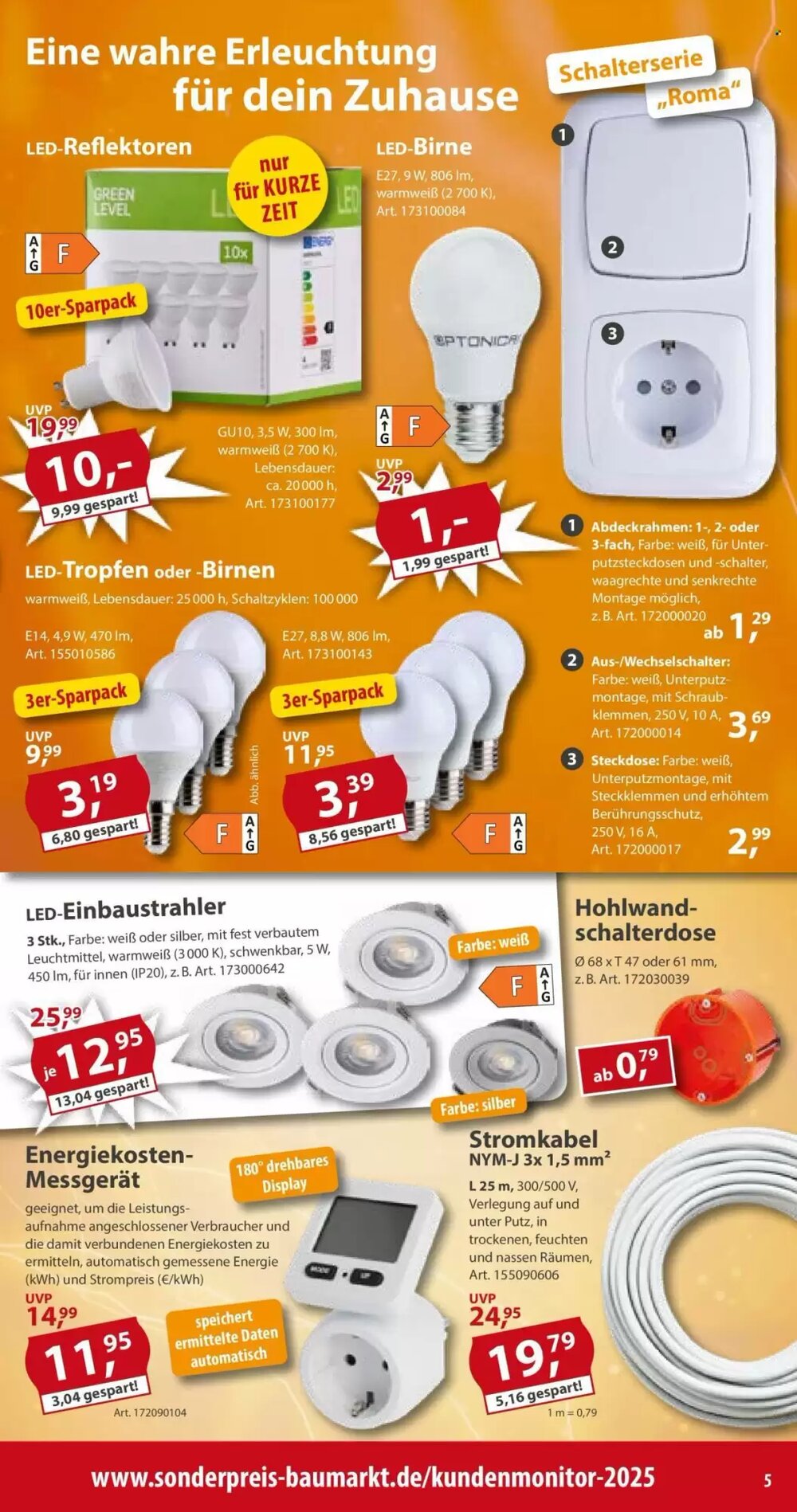 Sonderpreis Baumarkt Prospekt (ab 31.01.2026) zum Blättern - Seite 5