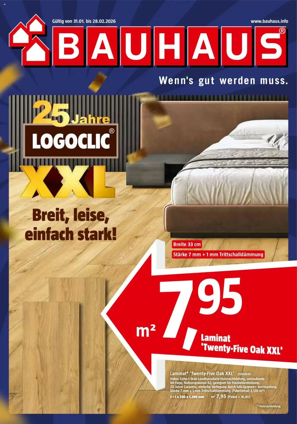 Bauhaus Prospekt (ab 31.01.2026) zum Blättern - Seite 1